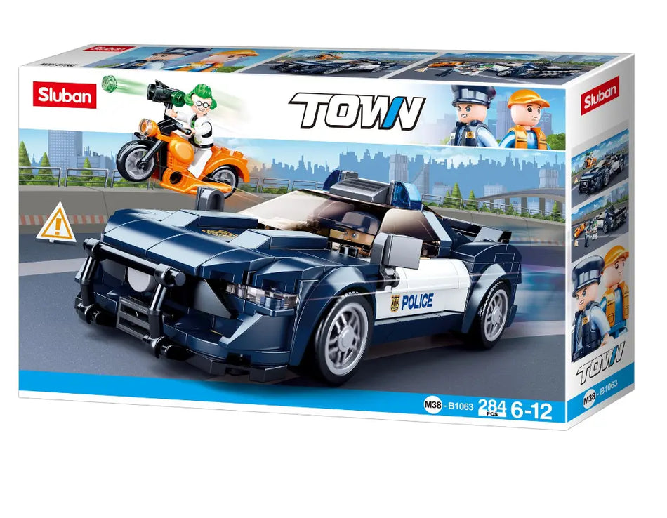 Sluban Town Police Car (284 Piece) 1063