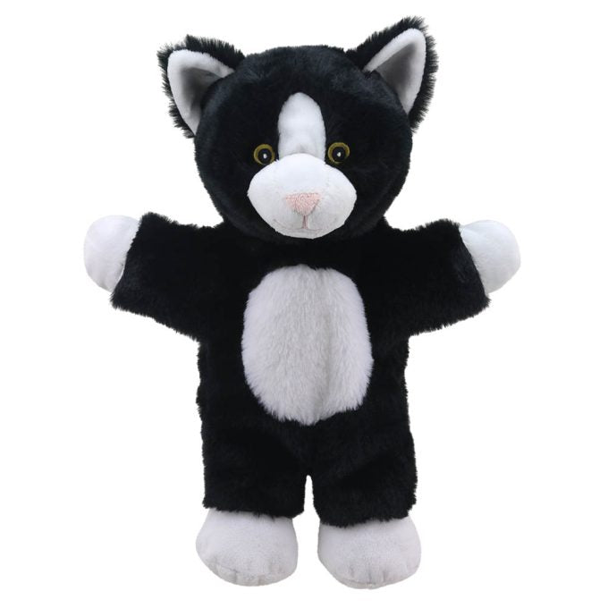 Black & White Cat Eco Walking Puppet
