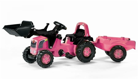 Rolly Kid New Holland Pink with Trailer