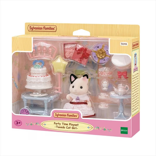 Party Time Tuxedo Cat Girl Sylvanians