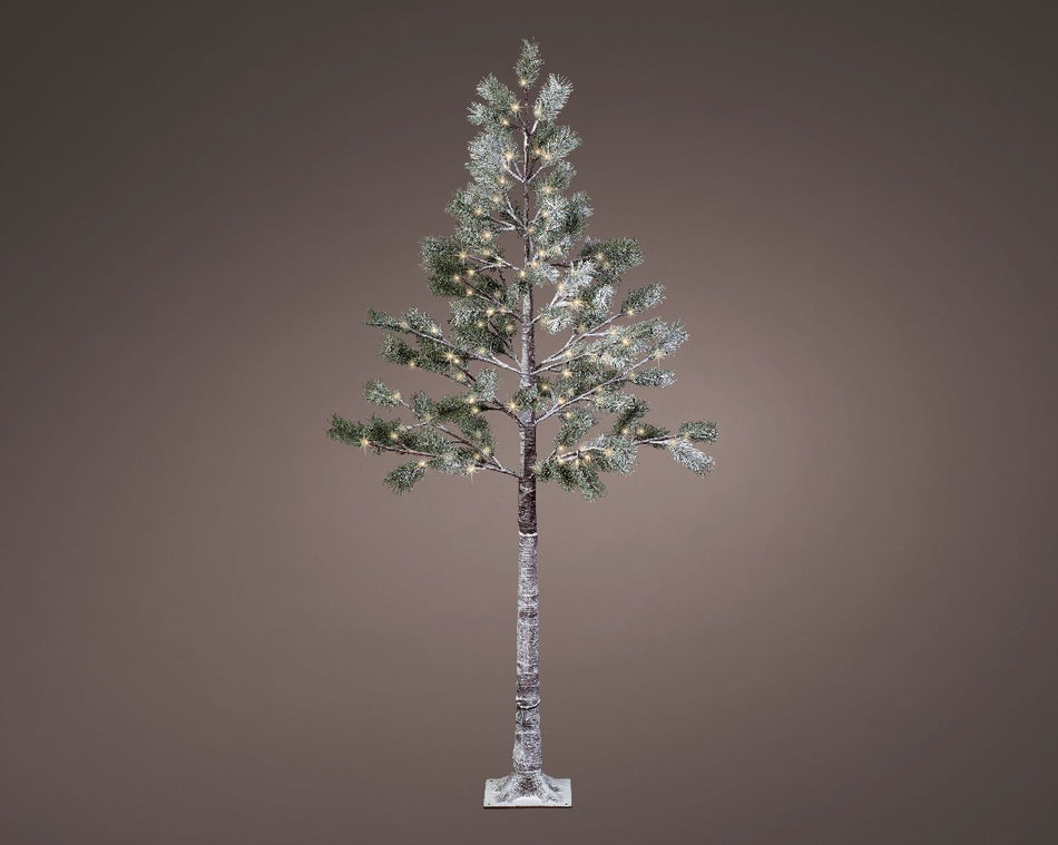 Led Snowy Pine Outdoor Tree 150cm Height 72 Lights