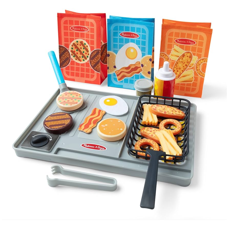 Melissa & Doug Flip & Fry Grill Playset