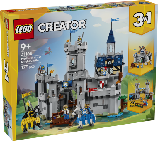Lego Medieval Horse Knight Castle