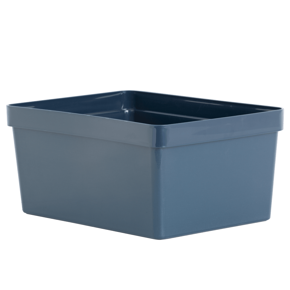 Studio Linen Utility Basket Navy