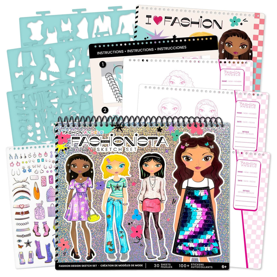 Fashion Angels - Fashionista Sketch Portfolio