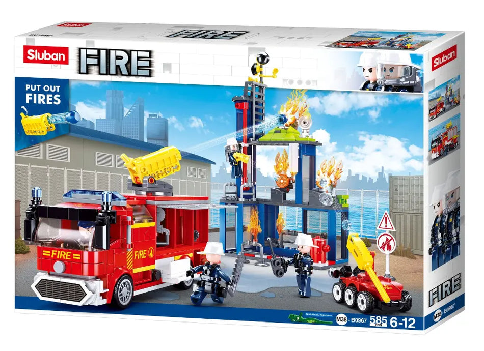Sluban Fire Fighting Training Centre (585 Piece) 967