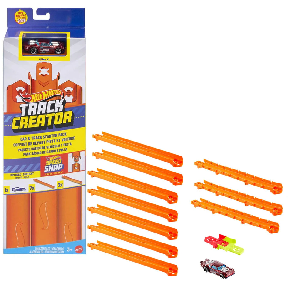 Hot Wheels Track Creator Track & Car Starter Pack