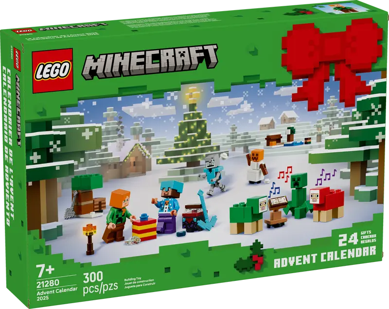 Lego Advent Calendar Minecraft 2025