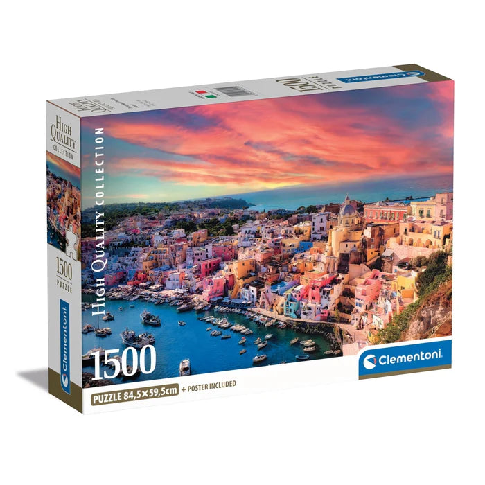 1500 Piece Compact Box Pituresque Puzzle Clementoni