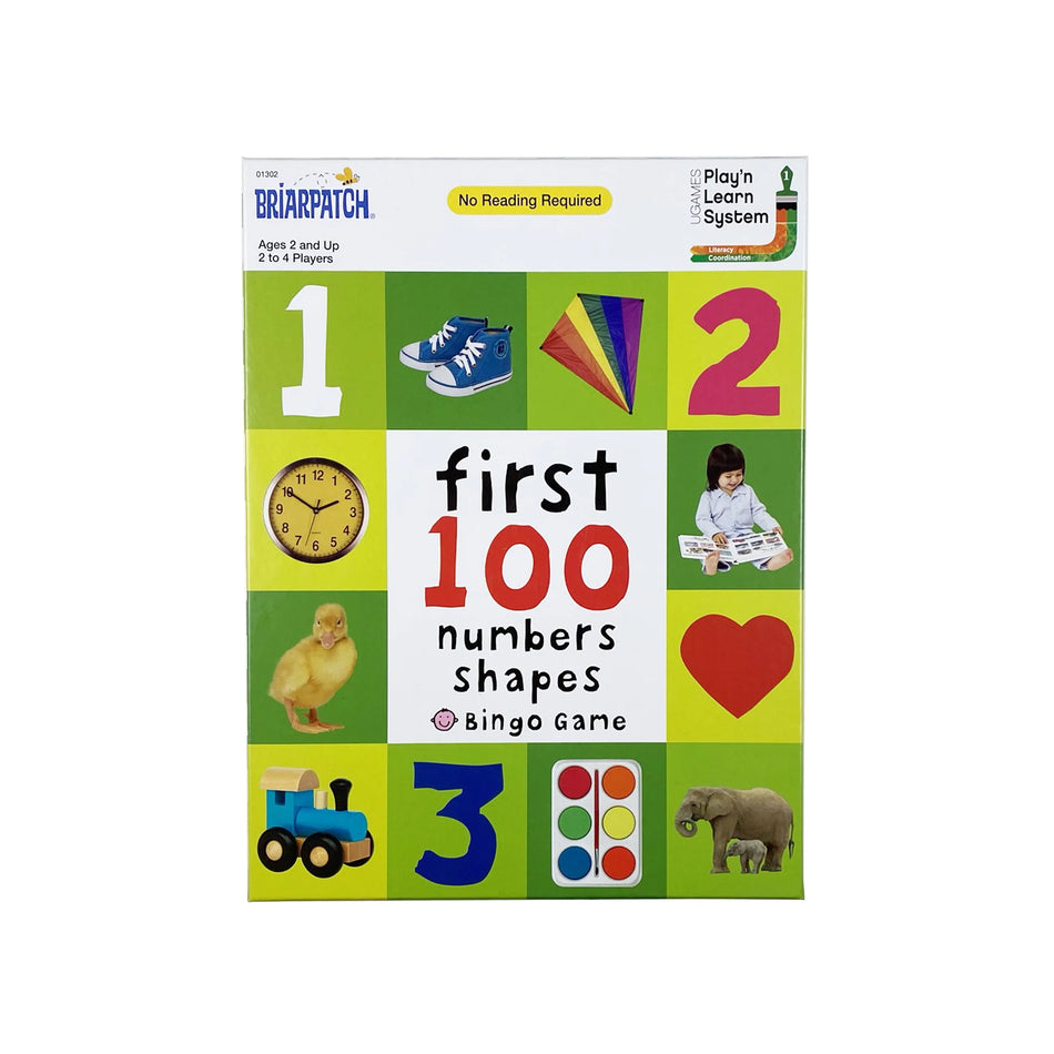 First 100 Animals / Shapes Bingo Game
