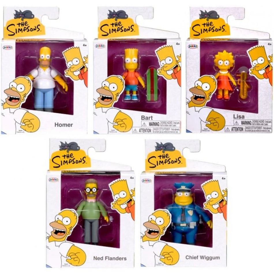 2.5" Scaled Figures The Simpsons Assorted