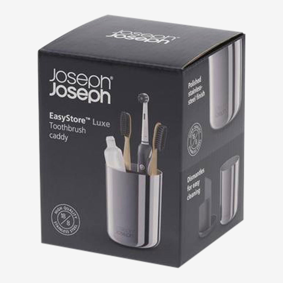 Joseph & Joseph EasyStore Luxe Toothbrush Caddy SS