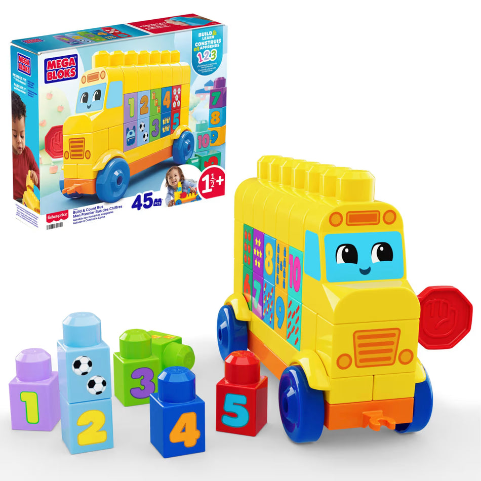Mega Blocks Build & Count Bus