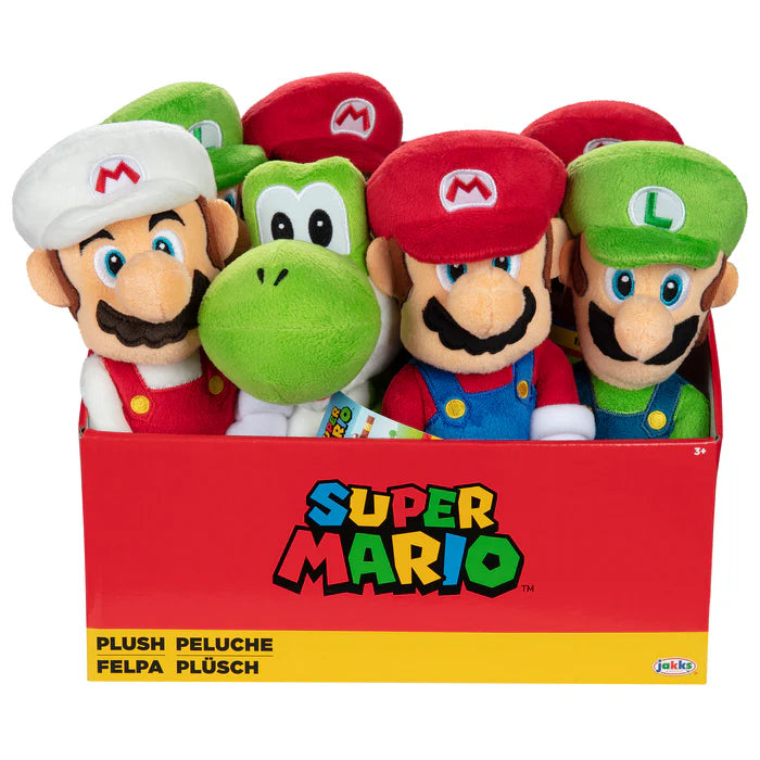 Super Mario 9" Plush Assorted