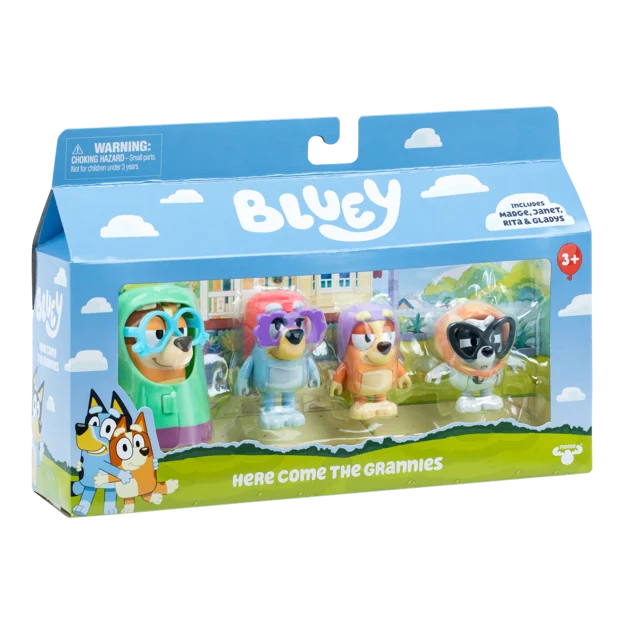 Bluey S14 4 Pack Figure Assorted