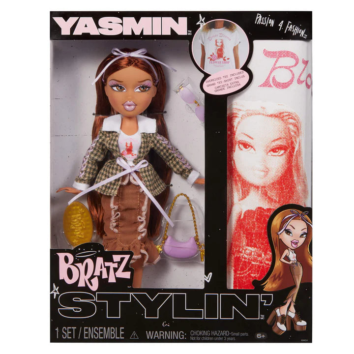 Bratz Styling Doll Yasmin with T-Shirt