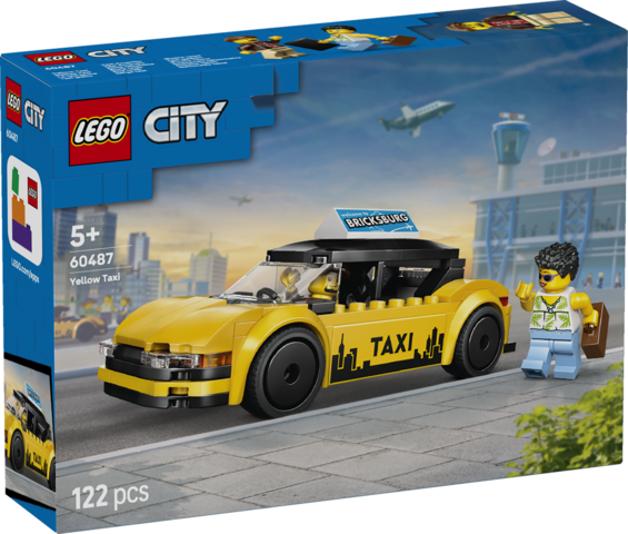 Lego Yellow Taxi