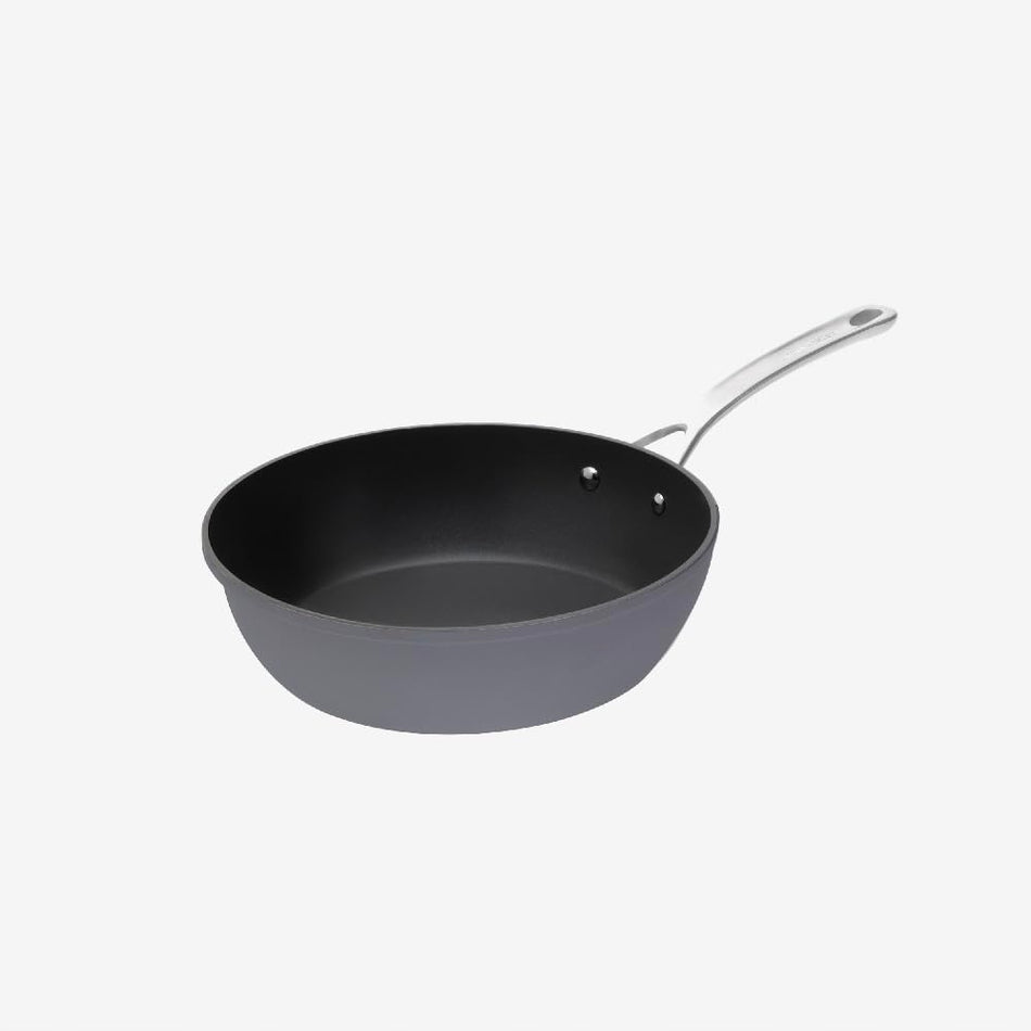 Laura Ashley 12"/30cm Wok & Deep Frying Pan Dark Slate