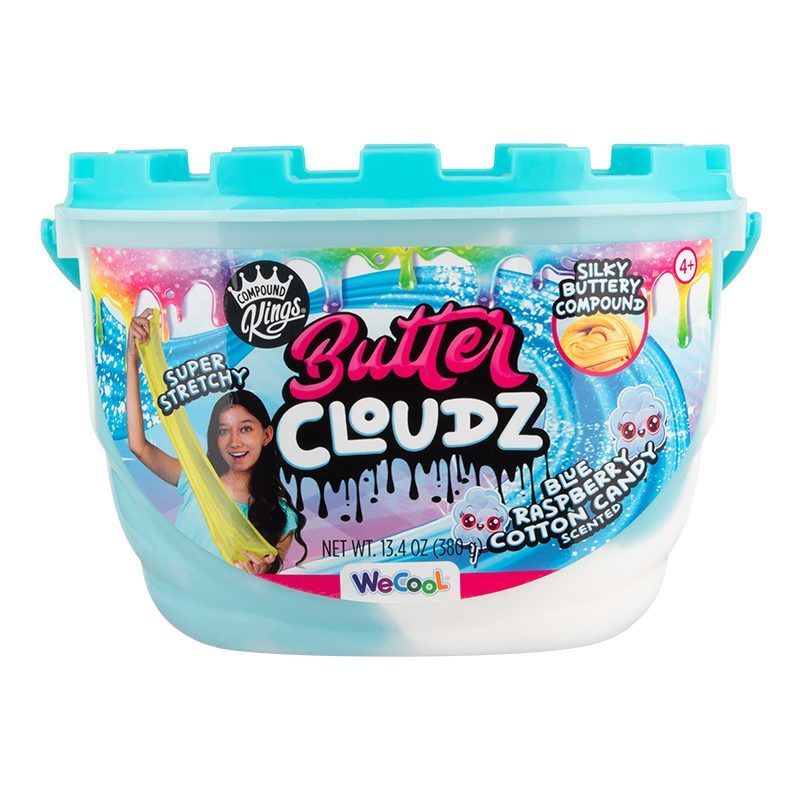 Butter Cloud Swirls Large Blue Raspberry Cotton Candy