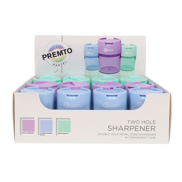 Premto Pastel Twin Hole Sharpener