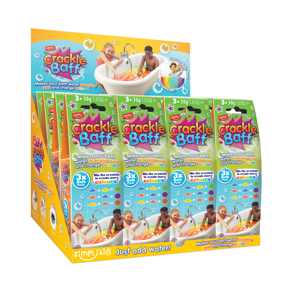 Crackle Baff Colours 30g 3 Pack