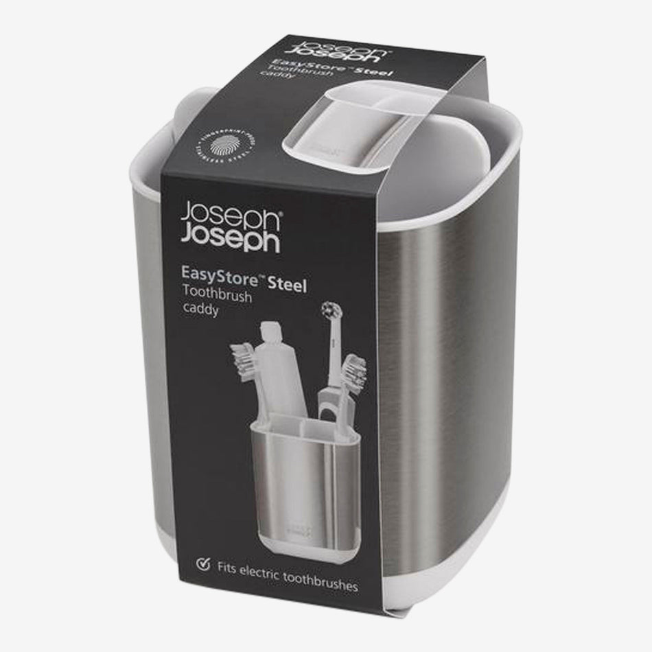 Joseph & Joseph Easy Store Toothbrush Caddy - White