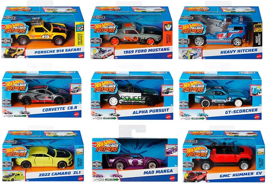 Hot Wheels Pull-Back Speeders Assortment