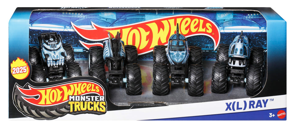 Hot Wheels Monster Truck X-Ray 4 Pack