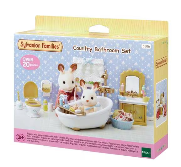 Country Bathroom Set Sylvanians 5286
