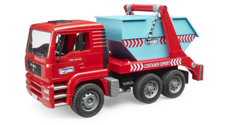 Bruder TGA Skip Container Truck