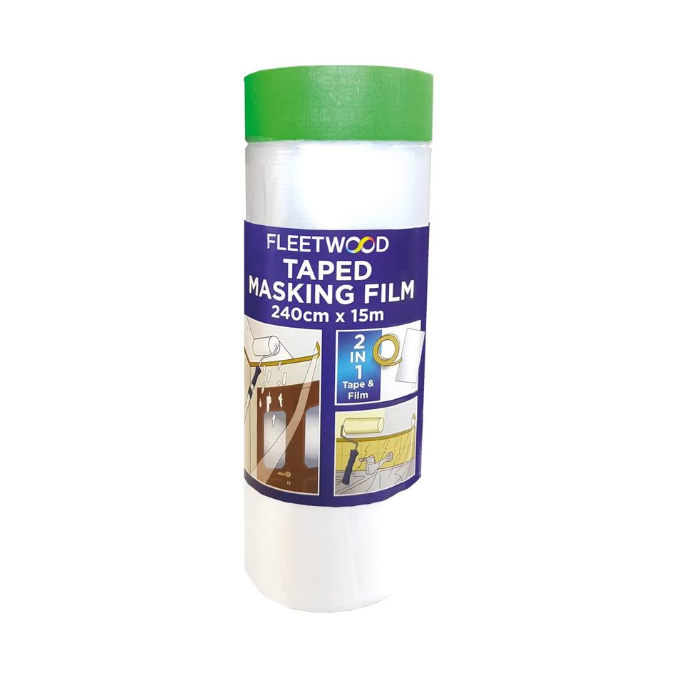 Taped Masking Film 240cm x 15m