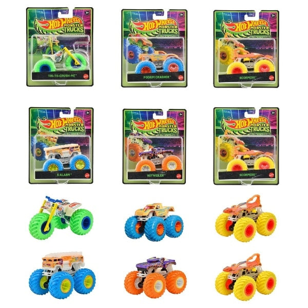 Hot Wheels Monster Truck Glow in the Dark