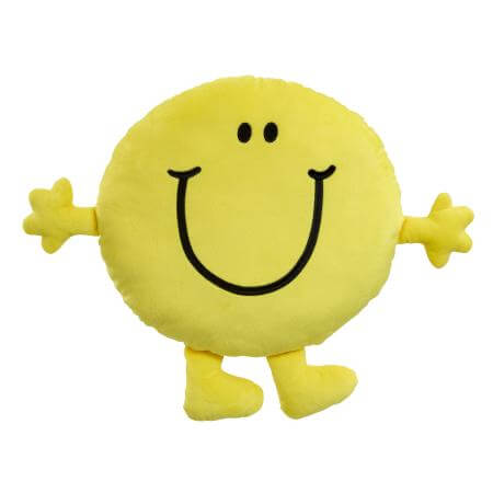Mr Happy Large Cushion