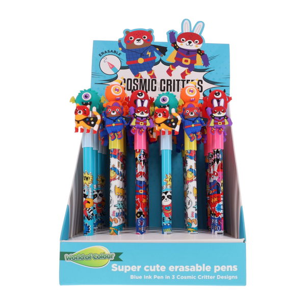 World of Colour Cosmic Critters Erasable Pens