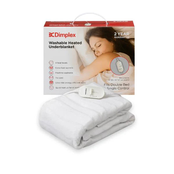 Imetec Fleece Adapto Double Dual Control Electric Over Blanket