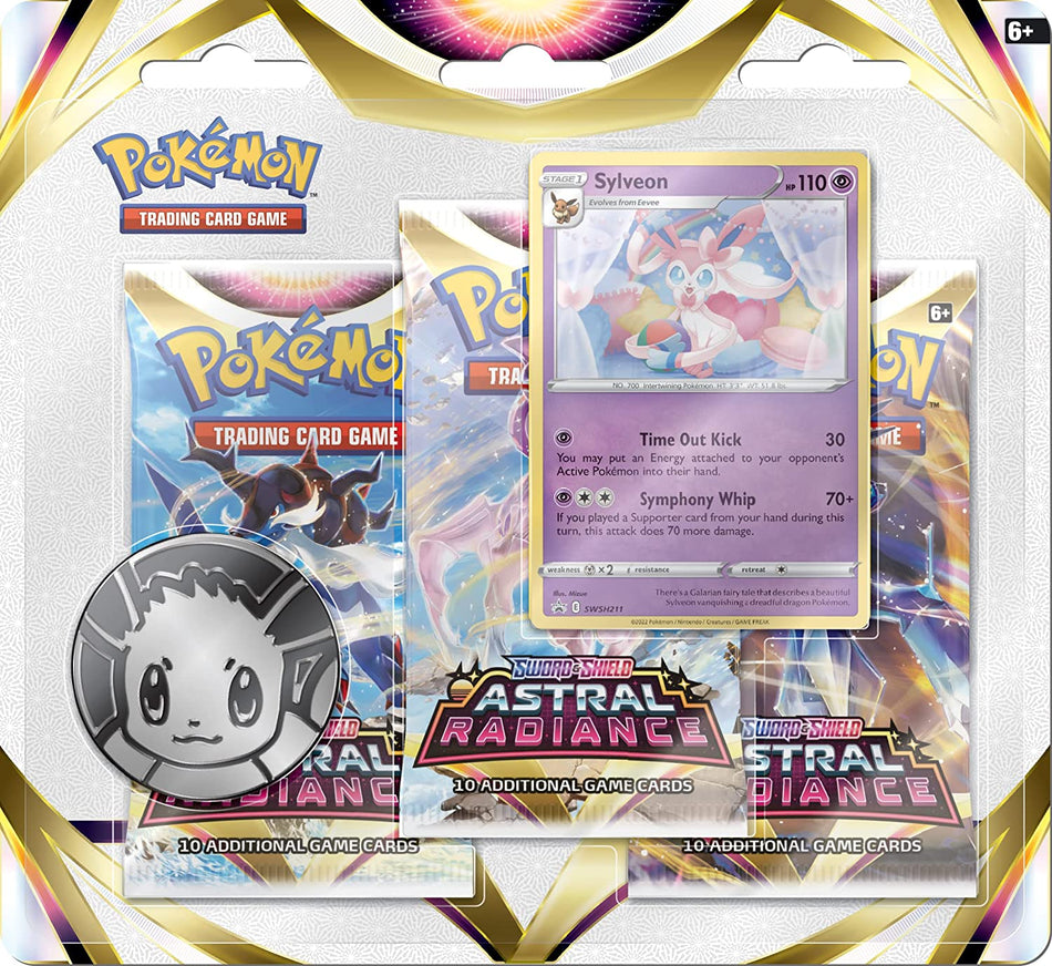 Pokémon TCG: Sword & Shield 10 Astral Radiance 3pk