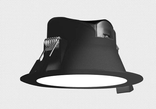 Evolec 6W Dimmable Downlighter IP44 6W Colour Changing Black