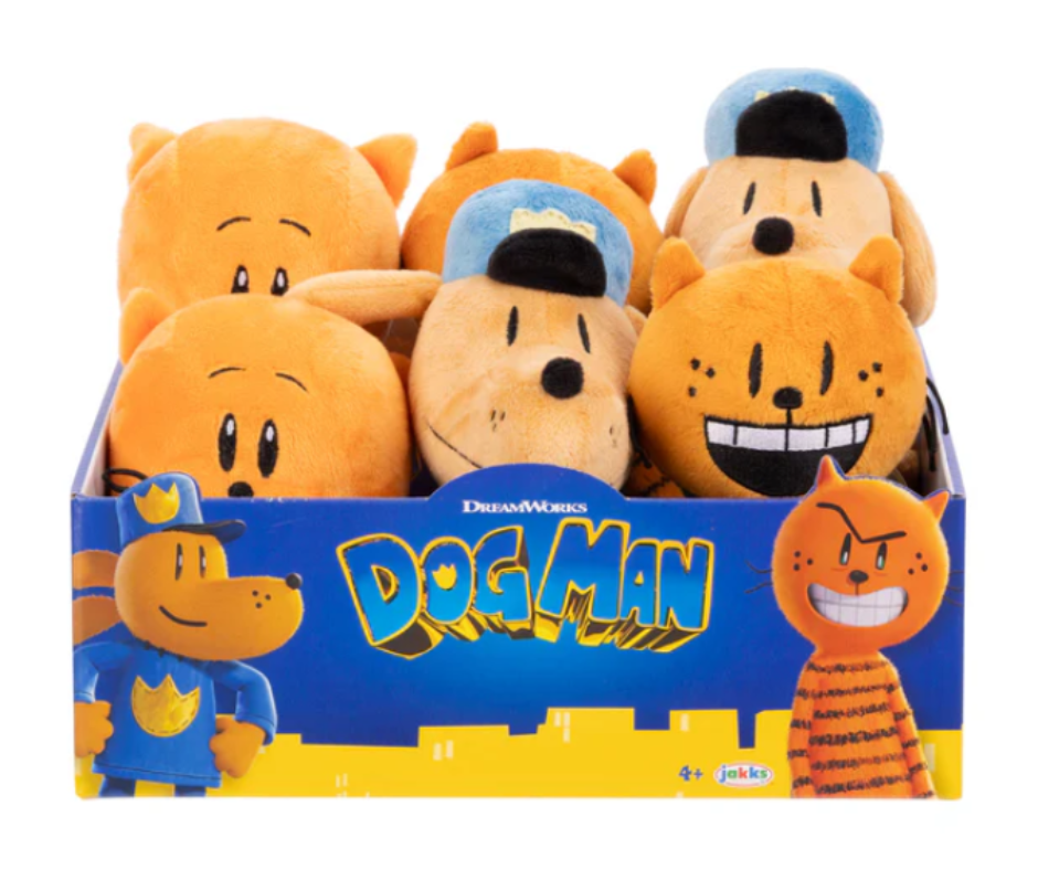 Dog Man 9" Basic Plush Assorted