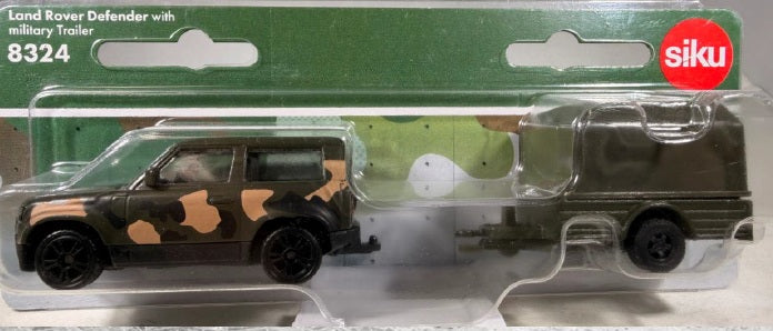 Siku 1:87 Land Rover Defender with Trailer