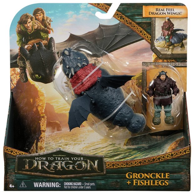 Dreamworks Dragons Viking and Gronkle Fishleg