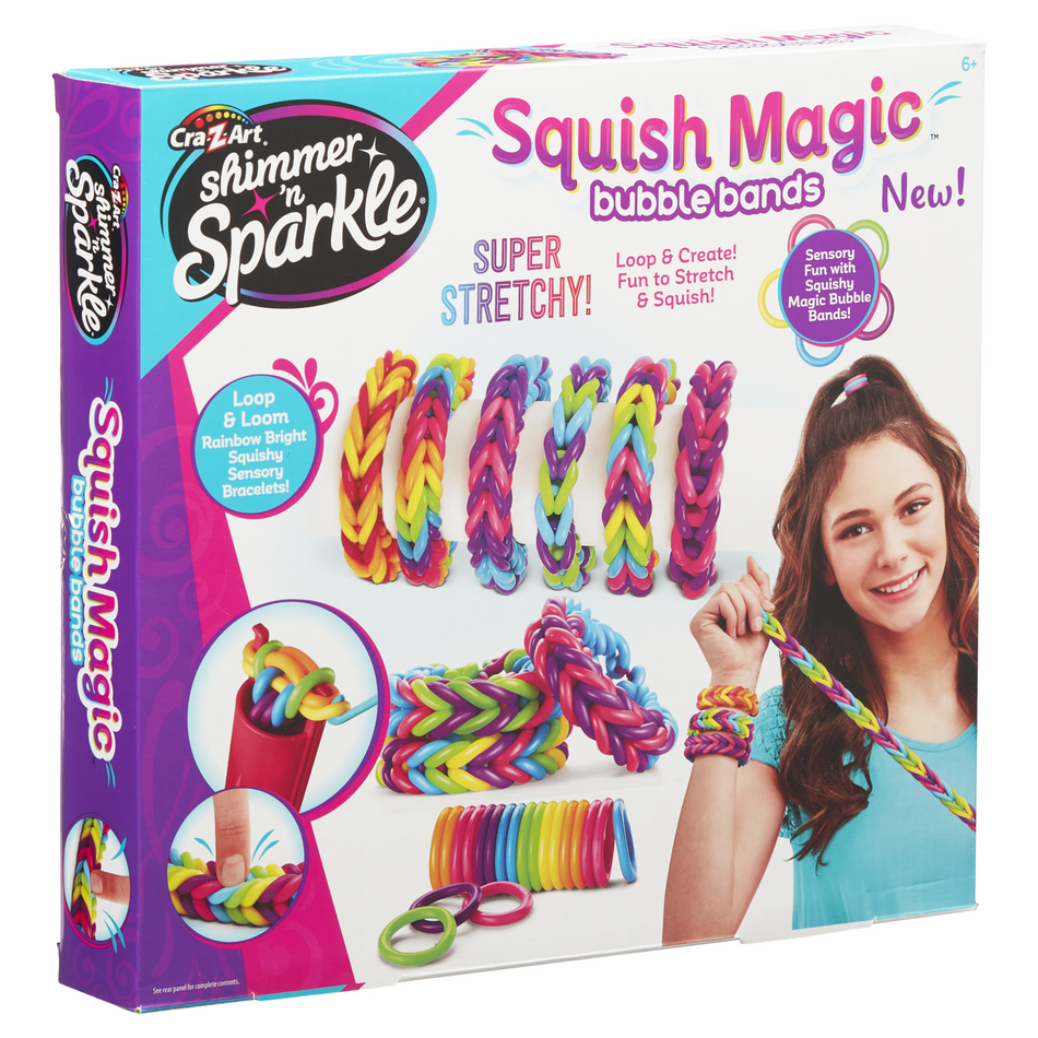 Shimmer & Sparkle Squish Magic Bubble Bands