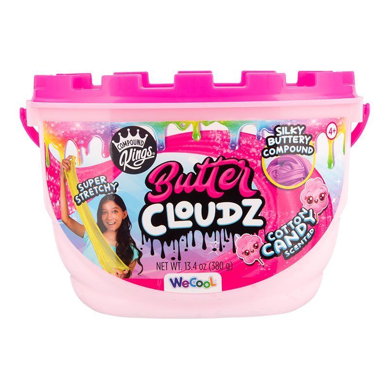 Butter Cloud Swirls Large Pink Cotton Candy