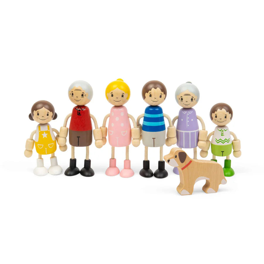 Generational Family Dolls Set of 7