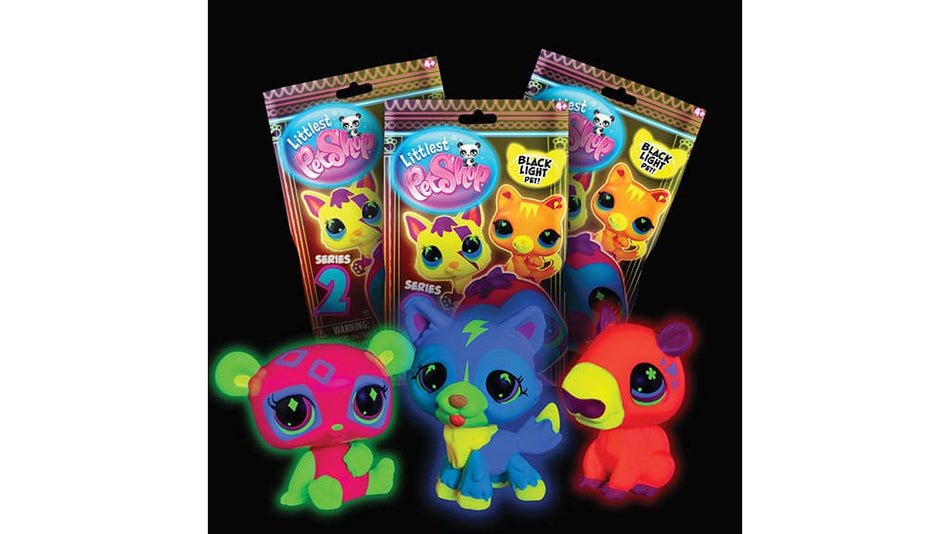 Littlest Pet Shop Black Lite Pets Wave 2 Singles