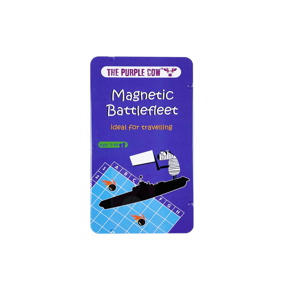 The Purple Cow Battleship Magnetic Game