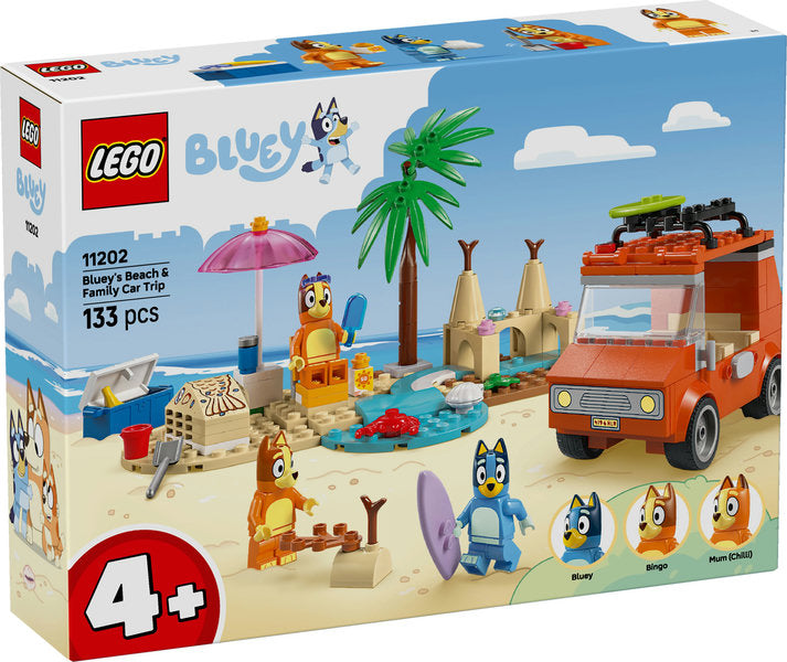 Lego Bluey's Beach & Family Car