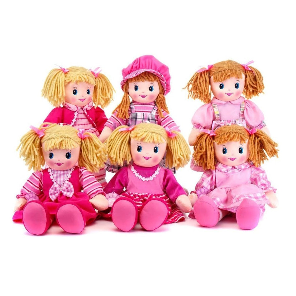 Girlie Paws 50cm Rag Doll Assorted