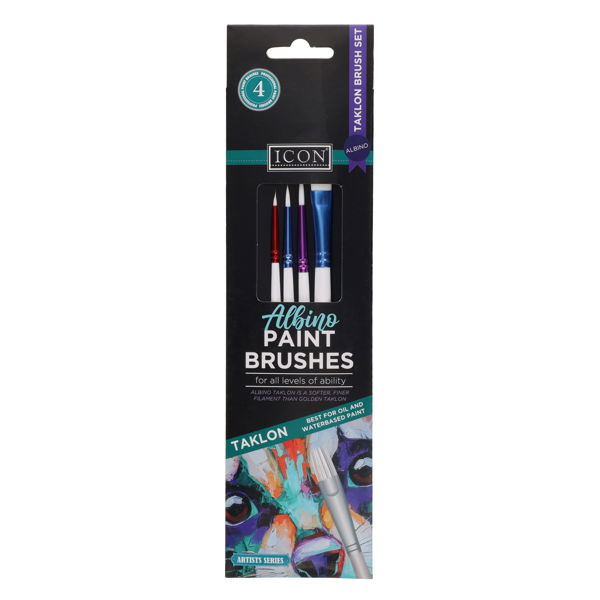 Icon Pkt.4 Brush Set - Albino