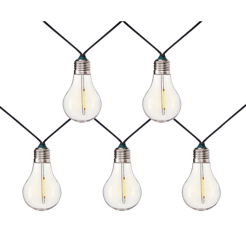 10 Bulb Solar Warm White Filament