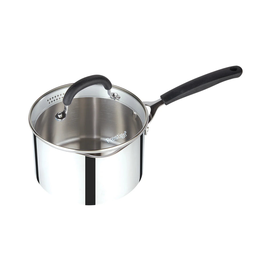 Prestige Made to Last: Stainless Steel Straining Saucepan